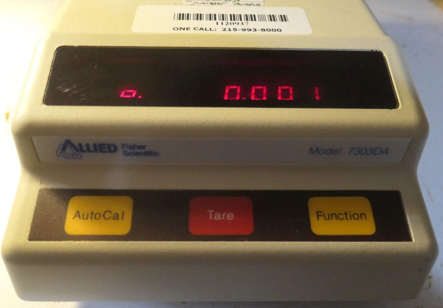 Allied Fisher Scientific 7303DA Electronic Digital Lab Scale