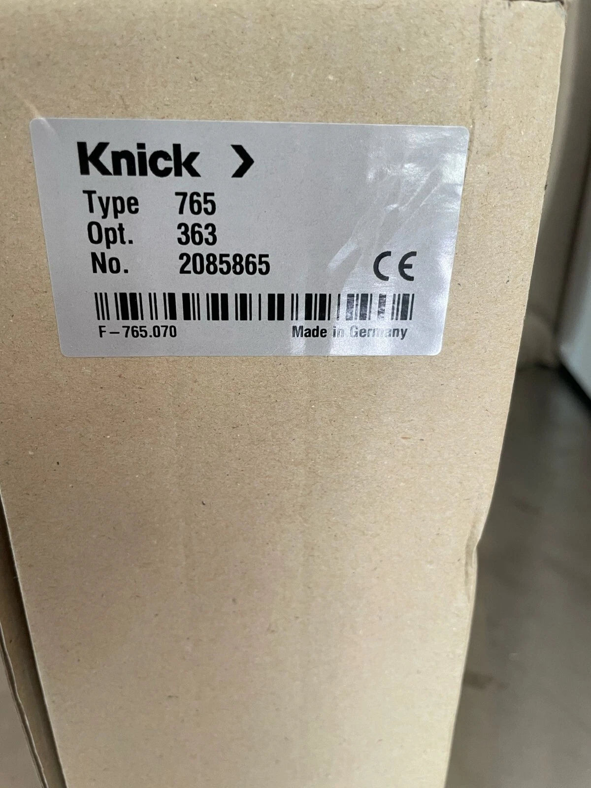 KNICK 765 Laboratory pH Meter opt 363 NEW open Box
