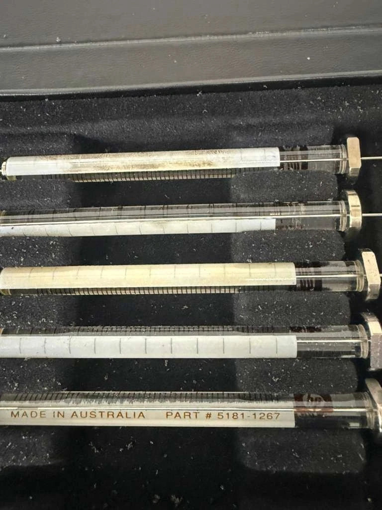 Hewlett Packard 9301-0713 Syringe 5/pk USED Good Condition