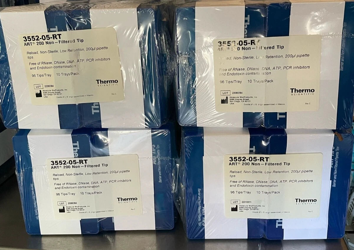 Thermo Scientific 3552-05-RT ART Reload System 200 μL Universal Fit Lot of 4