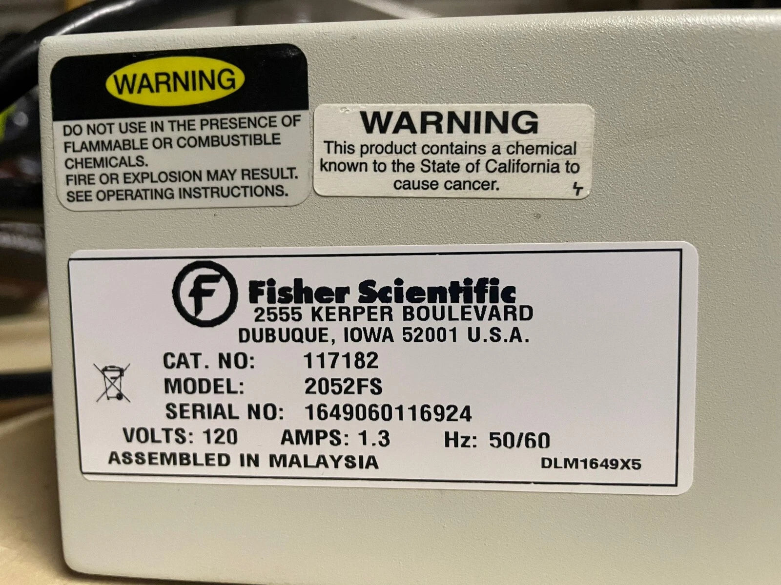 Fisher Scientific Isotemp 2052FS Block Heater