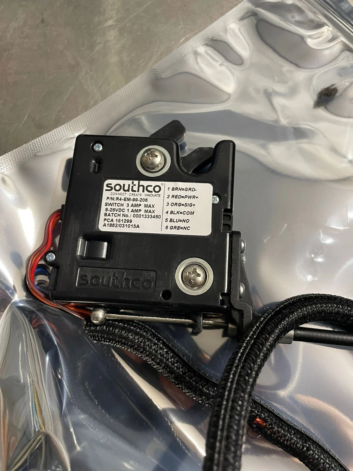 Southco R4-EM Electronic Rotary Latch 8-26VDC 1AMP P/N R4-EM-99-215 from ION S5