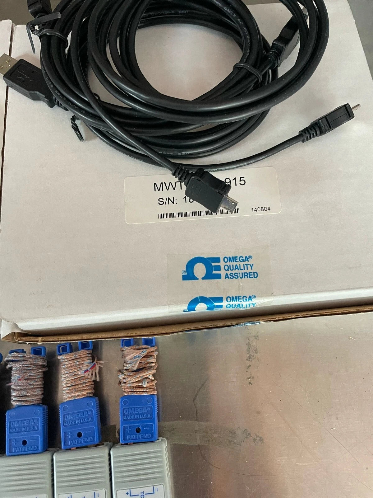 OMEGA ENGINEERING MWTC-D-T-915/N / MWTCDT915N lot of 7 USED