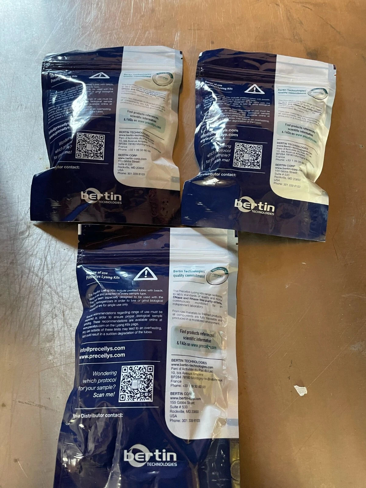 Precellys Lysing Kit KT03961-1-001.2 for 2 bags total opf 150 preps