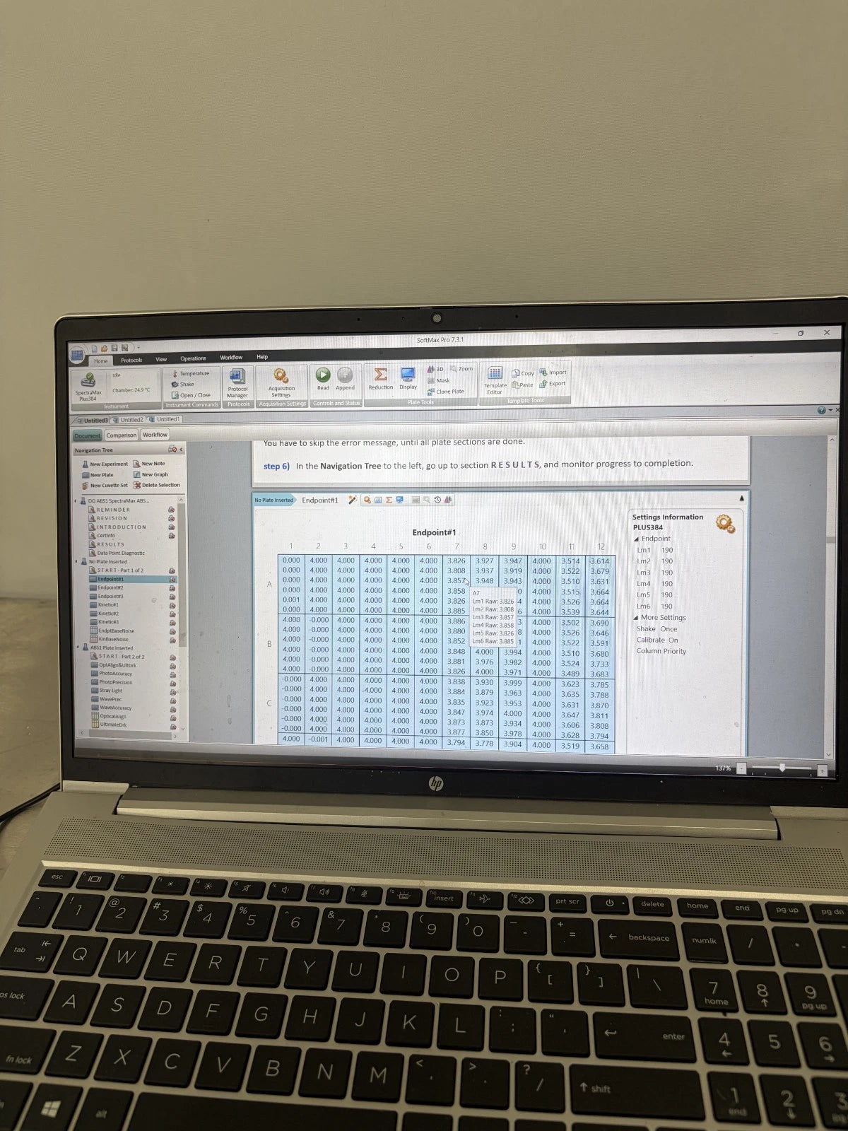 Molecular Devices SpectraMax Plus 384 Microplate Reader Verified Test see Video