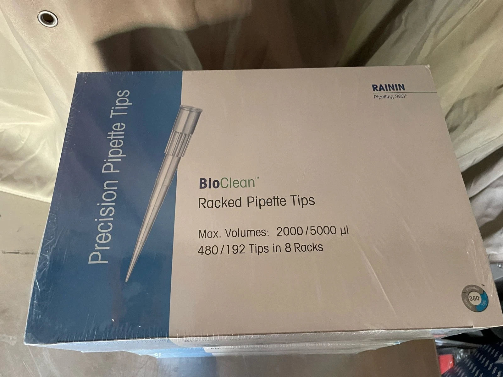 RAININ LTS 5mL Racked Pipette Tips RT-L5000S 17002936 lot of 4 boxes