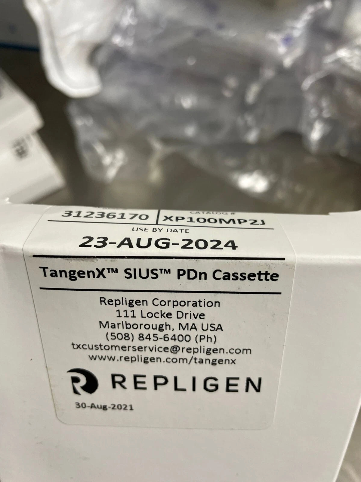REPLIGEN TangenX SIUS PDn Cassette 0.02m2 HyStream 100kD XP100MP2J sealed