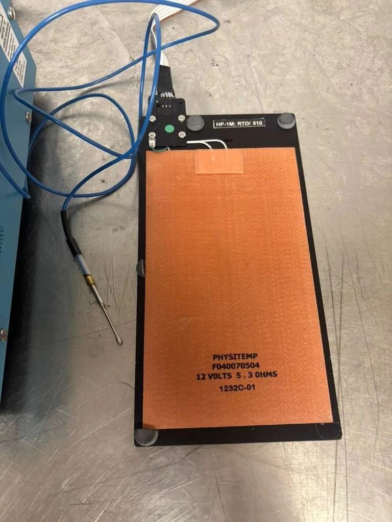Physitemp TCAT-2LV Controller with Heating Plate and Temperature Probe