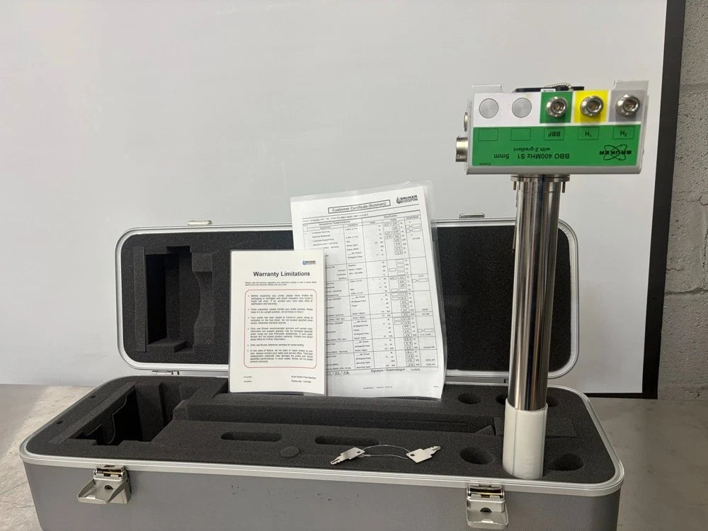 Bruker BBO 400MHz S1 5mm NMR Probe with Z-Gradient & Test Results