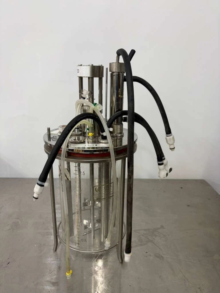 Applikon Biotechnology 3L Glass Bioreactor Vessel with Stainless Steel Headplate