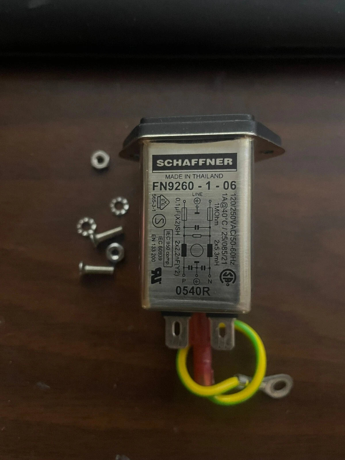 Noise filter Schaffner FN9260-1-06 - Millipore Milli-Q A10 TESTED WORKING