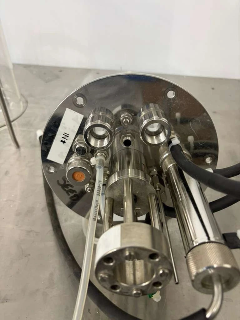 Applikon Biotechnology 3L Glass Bioreactor Vessel with Stainless Steel Headplate