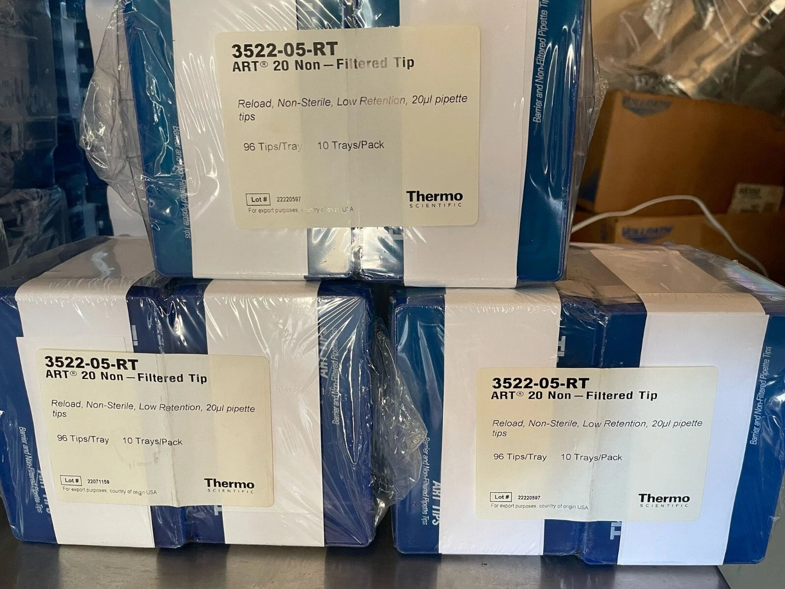 Thermo Scientific 3522-05-RT ART Reload System 20 μL Universal Fit Lot of 3
