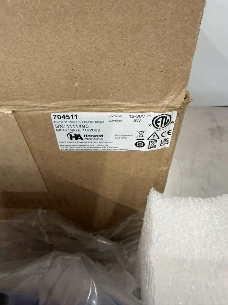 Harvard Apparatus Pump 11 Pico Plus ELITE Syringe Pump 704511 NEW OPEN BOX