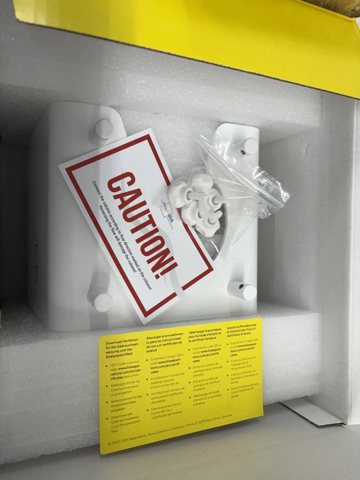 NEW Sartorius BIA CIMmultus DEAE 400 mL Monolithic Column Diethylamino 2um Ch