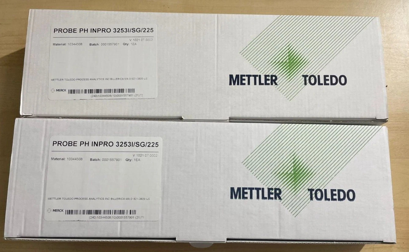 Brand New Sealed Mettler Toledo pH Inpro 3253I/SG/225 Lot of 2