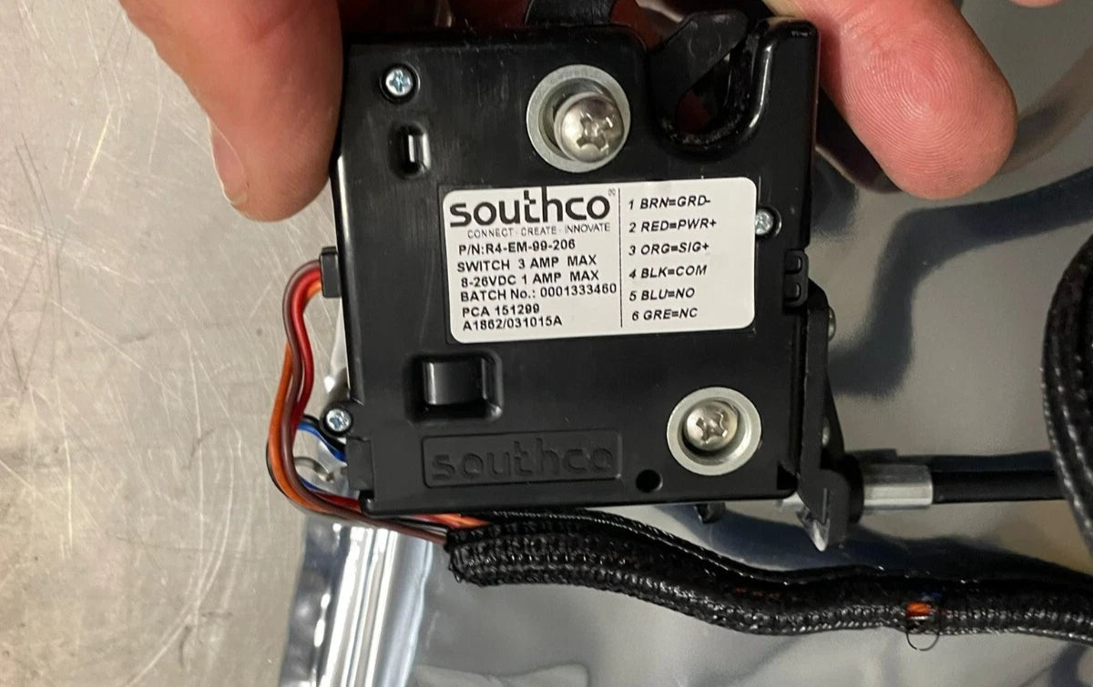 Southco R4-EM Electronic Rotary Latch 8-26VDC 1AMP P/N R4-EM-99-215 from ION S5