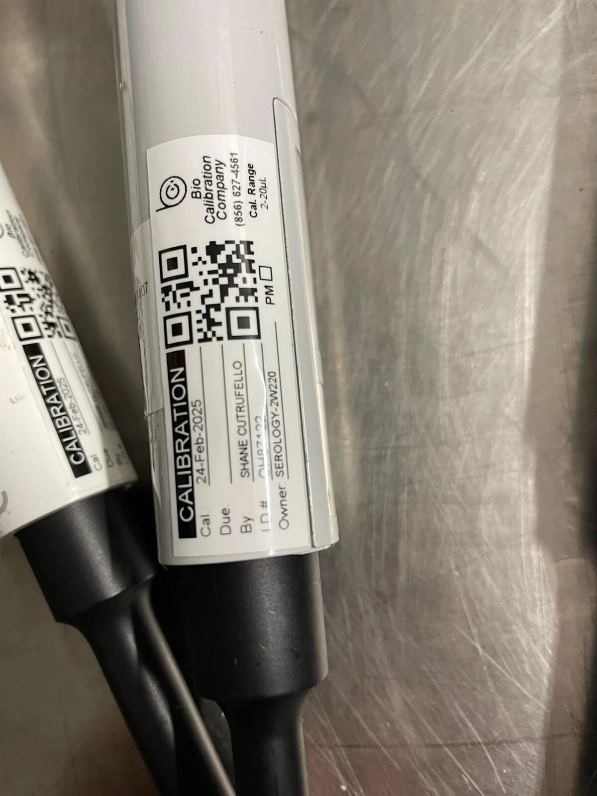lot of 3 Thermo Scientific™ F1-ClipTip™ 2- 20 uL Single Channel Pipette