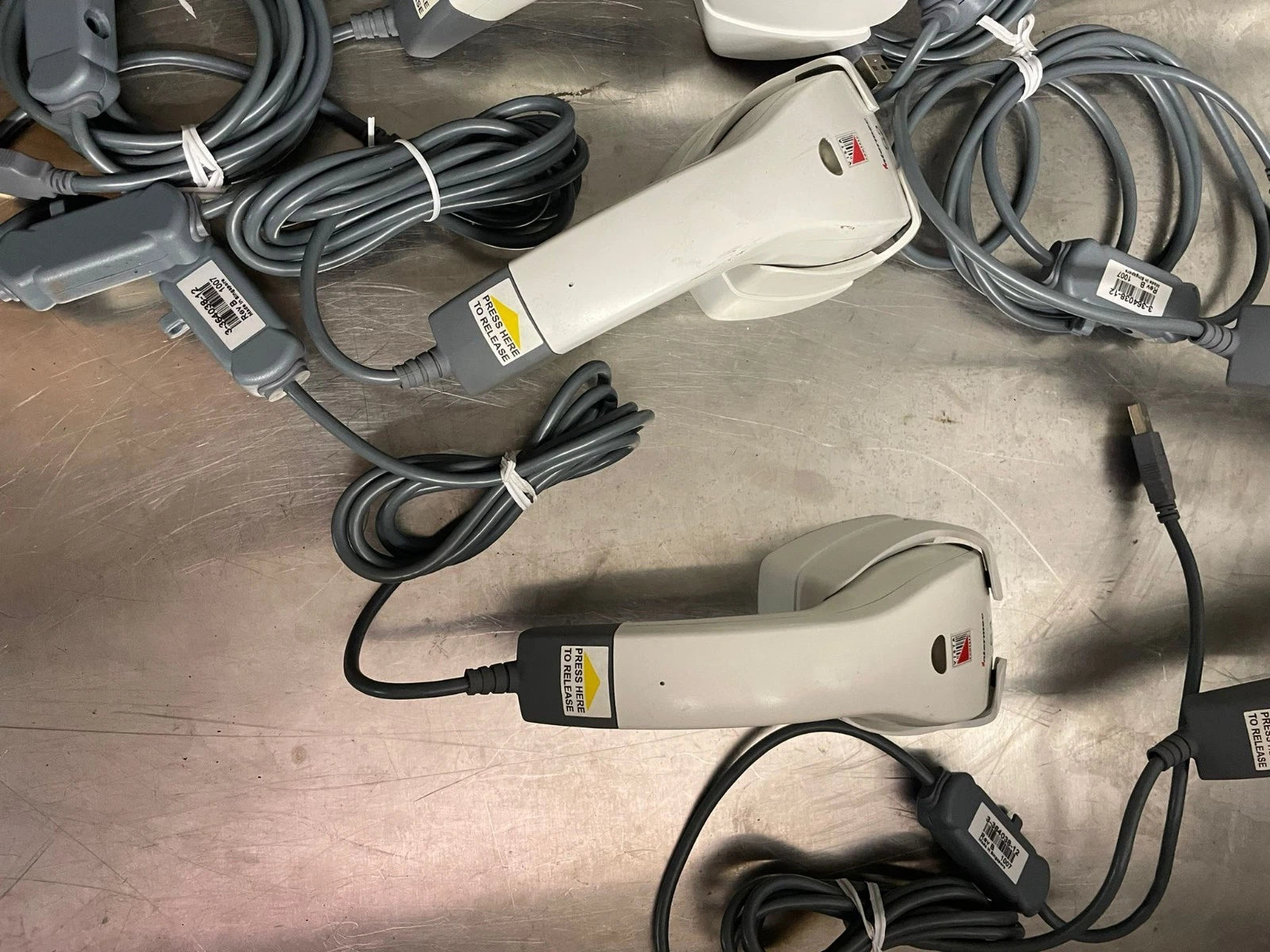 Intermec Scanplus 1800 VT Barcode Scanner Lot of 8 - Fair Condition