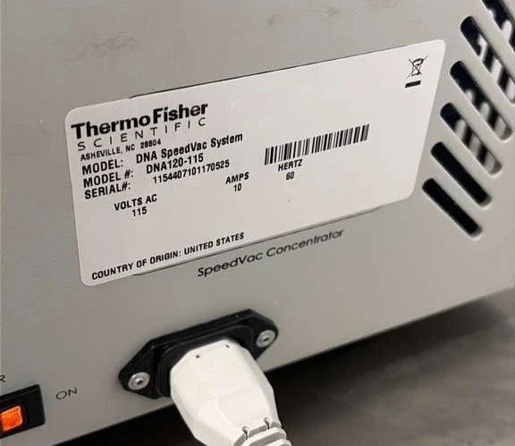 Thermo Savant DNA120 Speedvac Concentrator TESTED SEE VIDEO