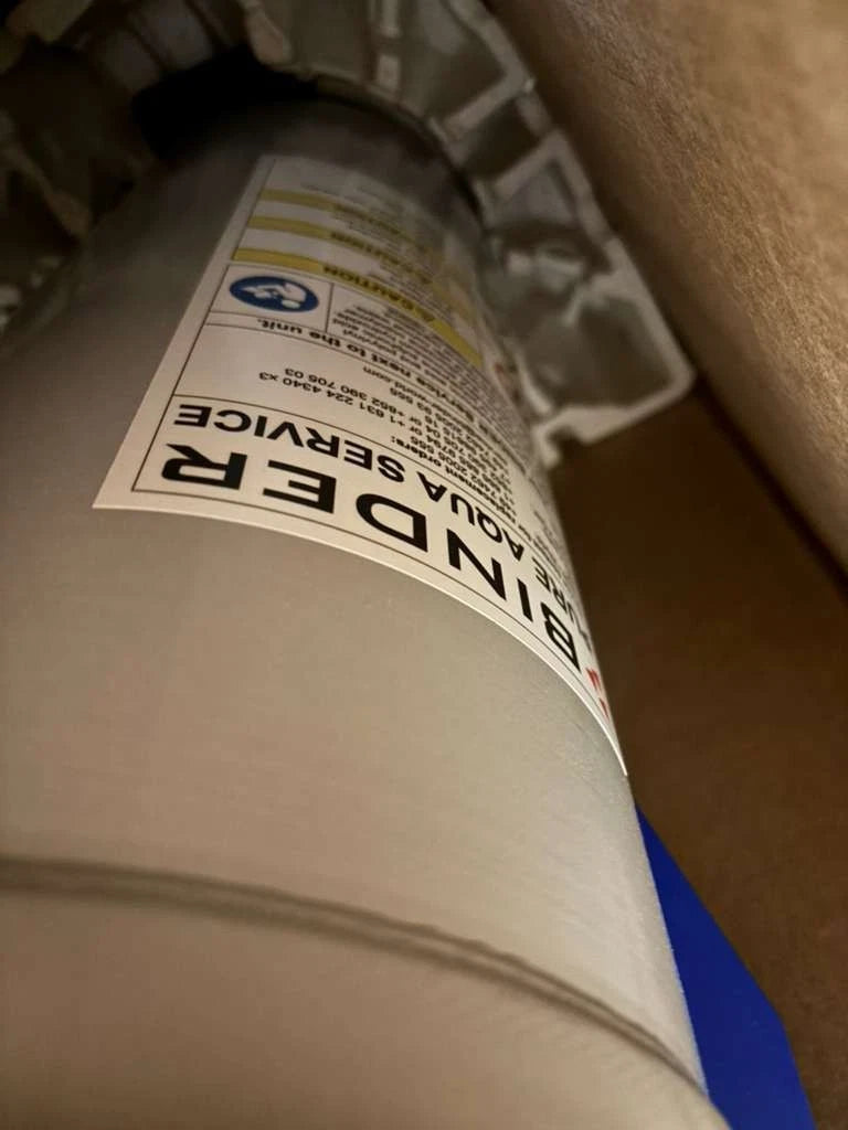BINDER PURE AQUA SERVICE Water Treatment System P/N: 8012-0759