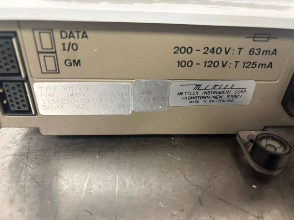 Mettler PM200 Delta Range Top Loading Lab Balance 200g x 0.001g