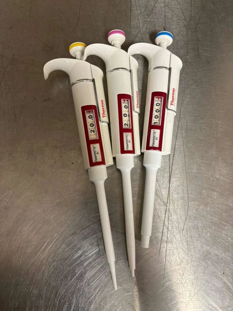 THERMO SCIENTIFIC FINNPIPETTE F1 SET OF 3 0.2-2 2-20 100-1000uL