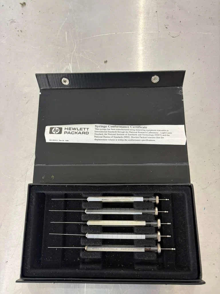 Hewlett Packard 9301-0713 Syringe 5/pk USED Good Condition